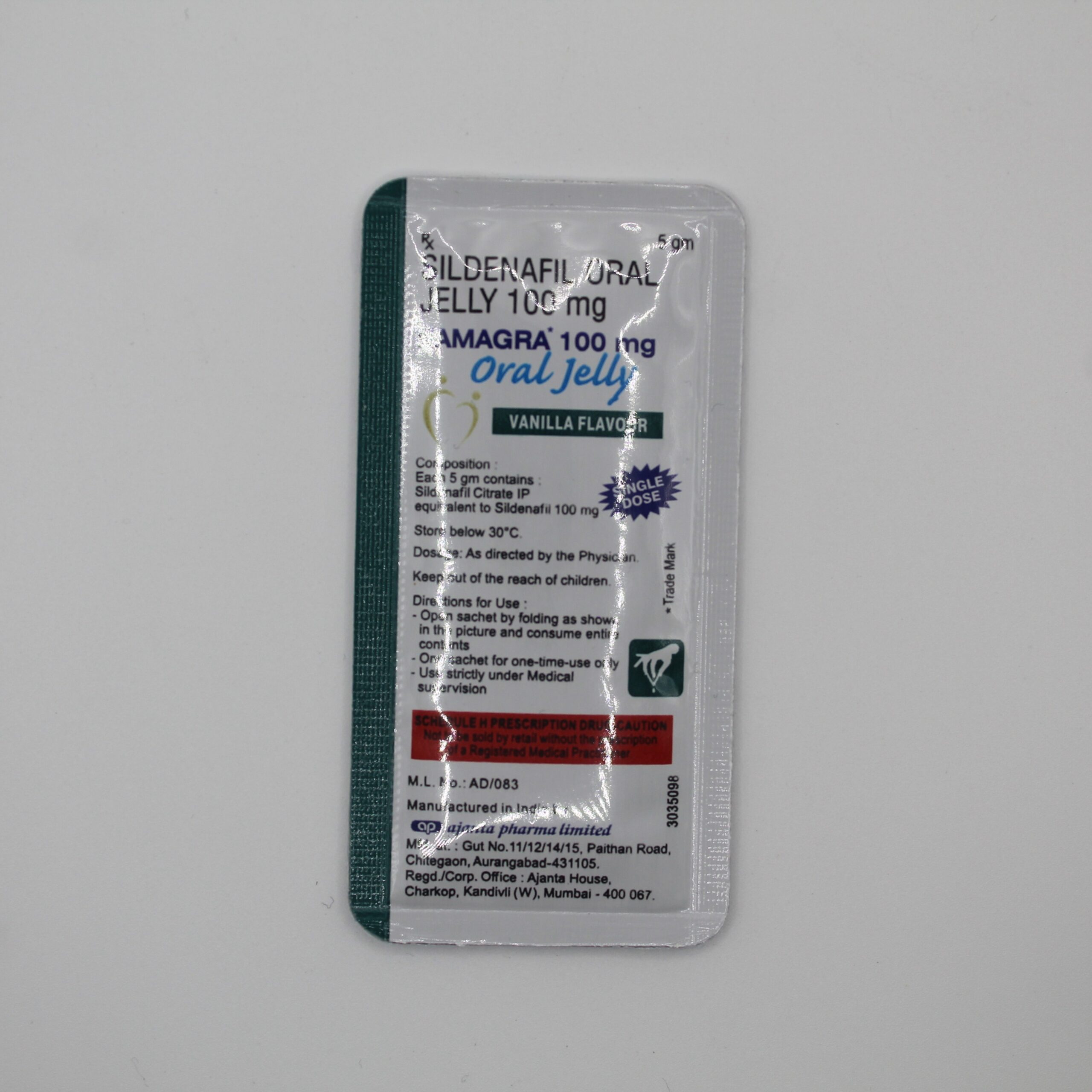 1 Saqueta Kamagra Jelly – Sabor Aleatório