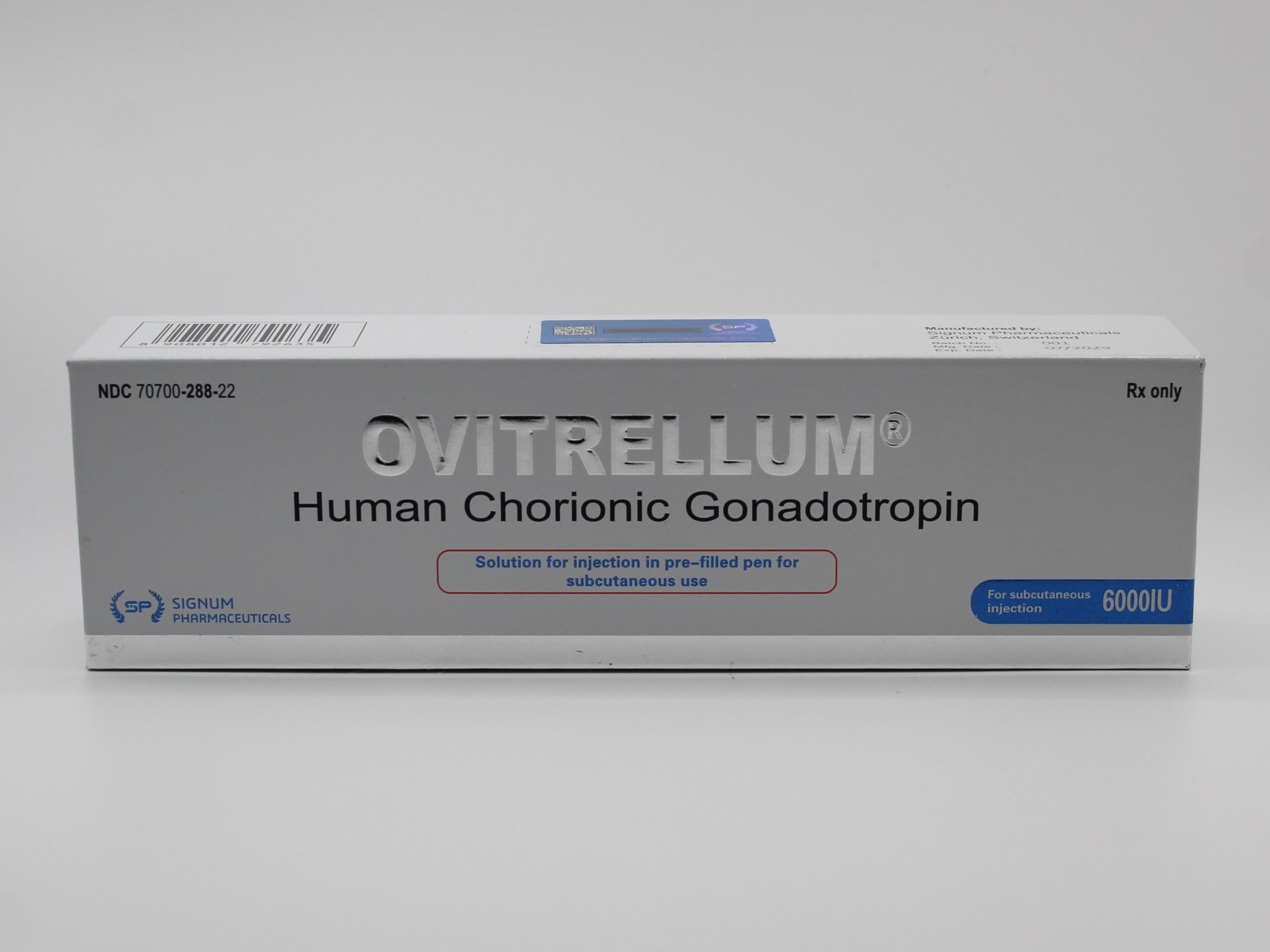 Pregnyl HCG 6000ui Pen Signum Pharmaceuticals